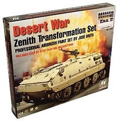 AV 71153 - Model Air Set: Desert War, Zenith Transformation (paints, brush, pigments)